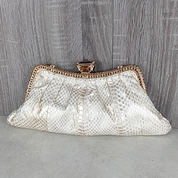 Besso Bags Besso Vintage Victorian Swarovski Crystal Golden Clutch Purse Handbag Poshmark